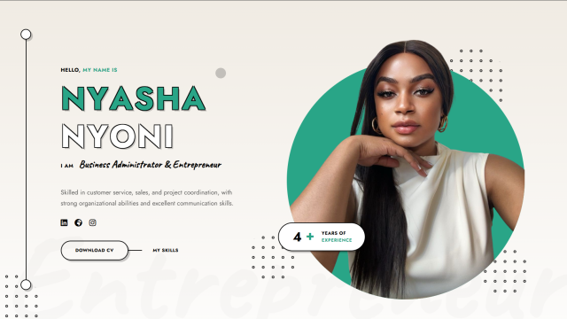 Nyasha Nyoni – Portfolio